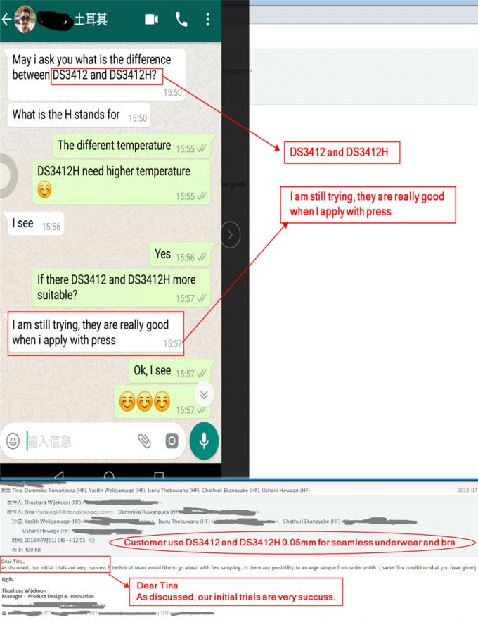 Foggy Translucent Polyurethane Adhesive Film Plastic TPU Film For Mobile Phones 4