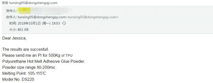 White PA Hot Melt Adhesive Powder Hotmelt Powder Strong Bonding Effect 2