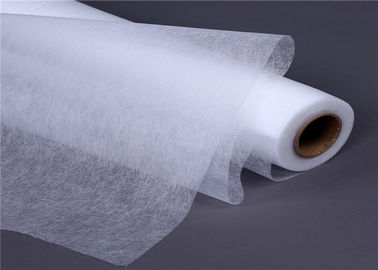 Non - Woven Fusible Interlining Hot Melt Web , Hot Melt Glue Sheets For Fabric Lamination