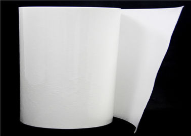 Blended Fabric Hot Melt Adhesive Sheets , White Polyester Adhesive Film Cleaning Resistance