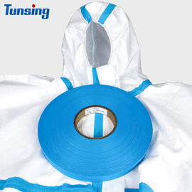 PE Layer Heat Sealing Tape Blue Color 20mm Width For Medical Protective Clothing