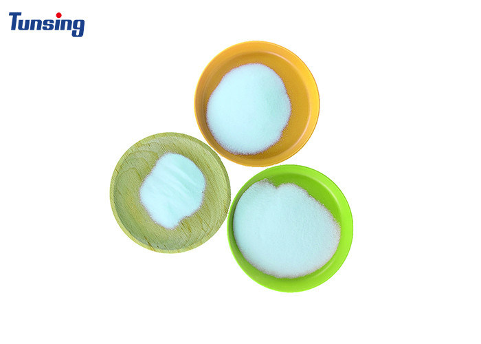 PES Polyester Transfer Adhesive Powder For Fabric 0-80uM Size White Color
