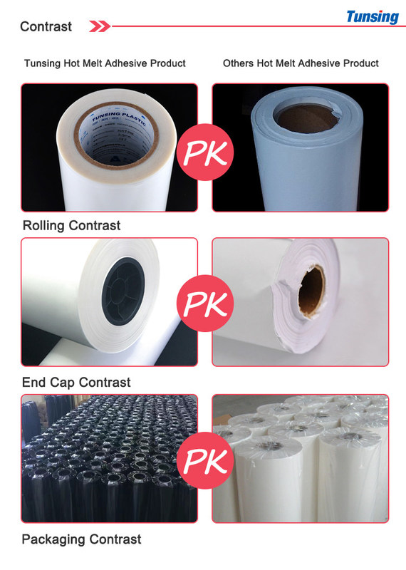 Glue Polyester Hot Melt Adhesive Film Milk White Translucent For Fabric ...