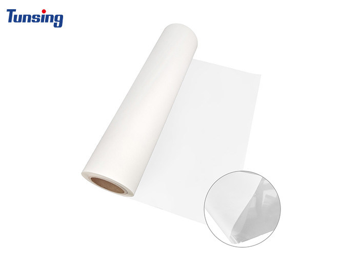 Matt Transparent PET Heat Transfer Film DTF Transfer Paper One Side Polish  One Side Gum