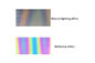 50m/roll 0.3mpa Rainbow Reflective Vinyl Sheets 15s Pressing